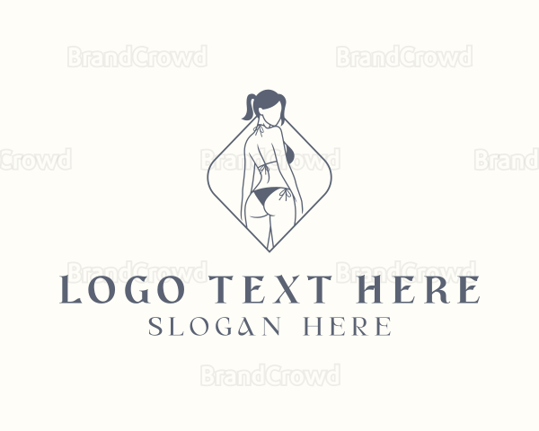 Bikini Swimsuit Lingerie Logo