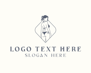 Fashion - Bikini Swimsuit Lingerie logo design