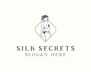 Bikini Swimsuit Lingerie logo design