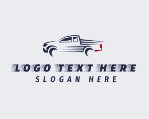 Fast - Pickup Truck Car logo design