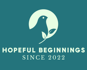 Hope - Charity Leaf Bird logo design