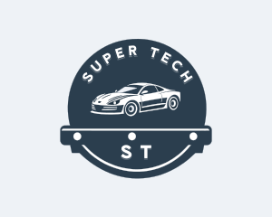 Car Racing Automobile logo design