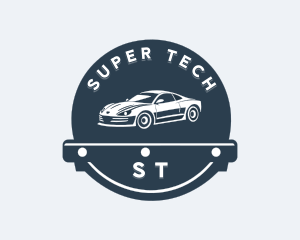 Car Racing Automobile logo design