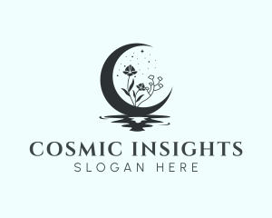 Astrology - Cosmic Moon Astrology logo design