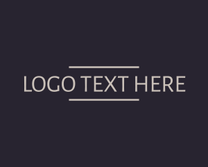 Clothing Line - Minimal Simple Business logo design