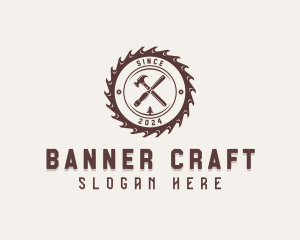 Industrial Woodworking Contractor logo design