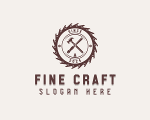 Industrial Woodworking Contractor logo design