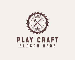 Industrial Woodworking Contractor logo design