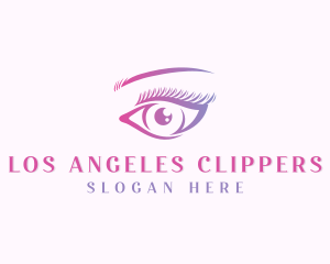 Eyebrow Lashes Makeup Salon Logo