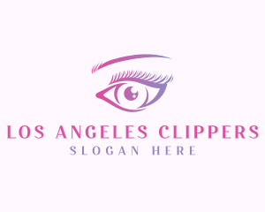 Beauty Vlogger - Eyebrow Lashes Makeup Salon logo design