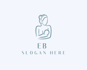 Mom Baby Breastfeeding Logo