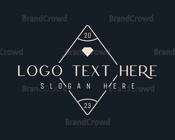 Elegant Diamond Jewelry Logo