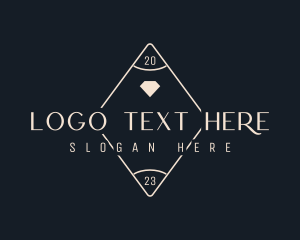 Golden - Elegant Diamond Jewelry logo design