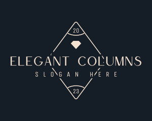 Elegant Diamond Jewelry  logo design