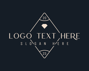 Event Stylist - Elegant Diamond Jewelry logo design