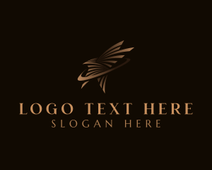 Luxurious - Luxury Star Swoosh logo design