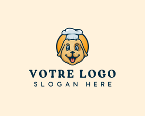Veterinarian - Chef Dog Toque logo design