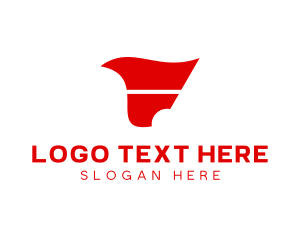 Restaurant - Abstract Symbol Letter F logo design