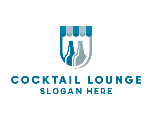 Alcohol Liquor Bottle logo design