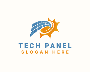 Panel - Solar Panel Sustainable Energy logo design