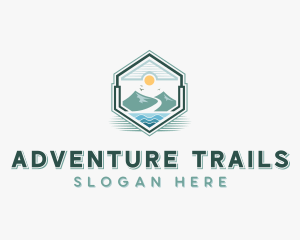 Summit Mountain Hike logo design