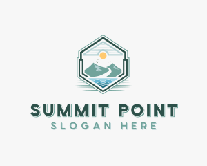 Summit Mountain Hike logo design