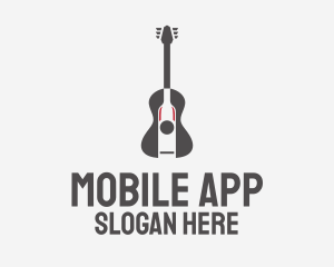 Lounge - Guitar Music Bar logo design