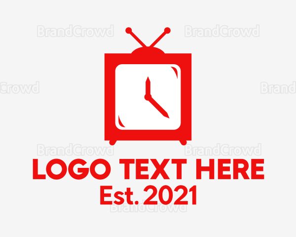 Television Clock Timer Logo