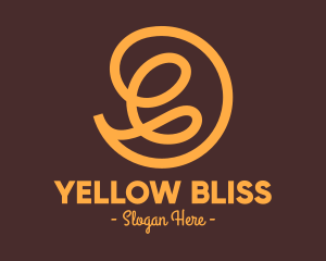 Fancy Yellow Swirls logo design