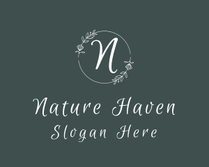 Floral Nature Wellness logo design