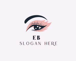 Beautician - Cosmetics Eyelash Salon logo design