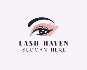 Eyelash - Cosmetics Eyelash Salon logo design