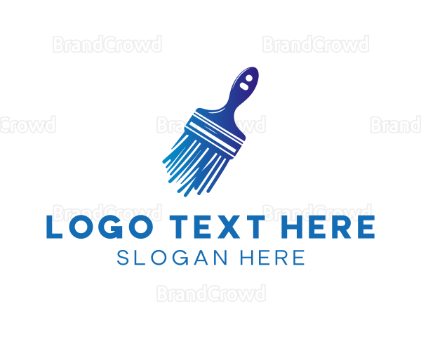 Repaint Paint Brush Logo