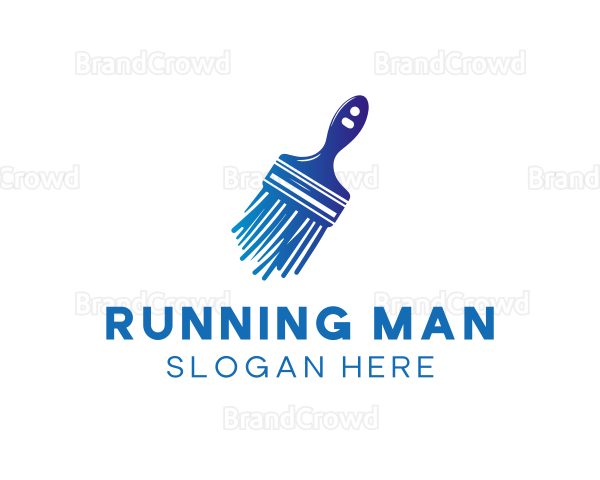 Repaint Paint Brush Logo