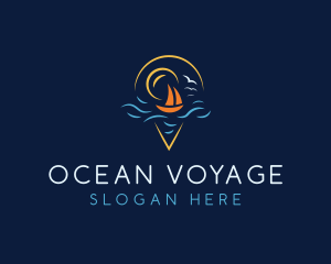 Boat Ocean Travel logo design