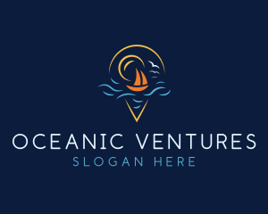 Boat Ocean Travel logo design