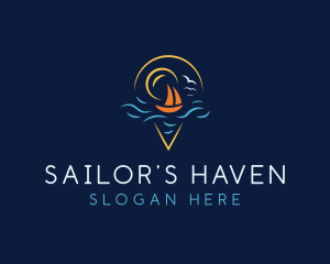 Boat Ocean Travel logo design