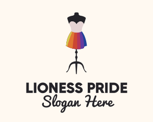 Rainbow Dress Designer logo design