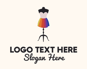 Designer - Rainbow Dress Designer logo design