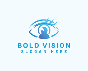 Human Eye Security logo design