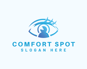 Human Eye Security logo design