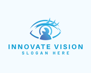 Human Eye Security logo design