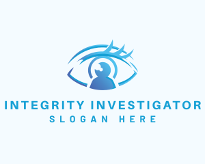 Human Eye Security logo design