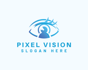 Human Eye Security logo design