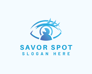 Human Eye Security logo design