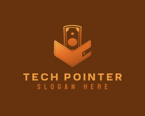 Pointer - Money Wallet Payment logo design