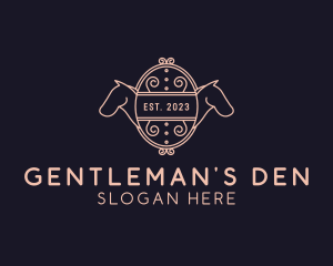 Luxury Horse Equestrian logo design