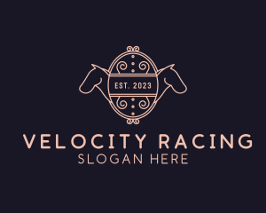 Luxury Horse Equestrian logo design