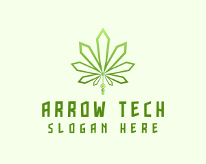 Modern Tech Marijuana logo design