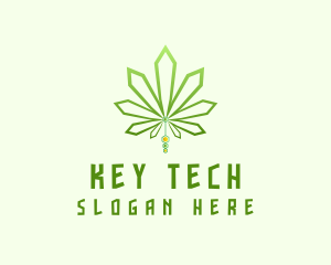 Modern Tech Marijuana logo design